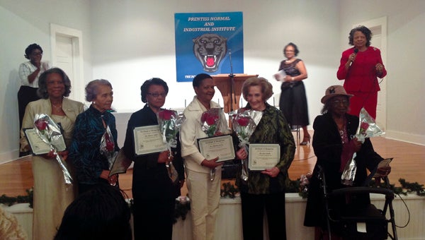 Women lauded for their leadership in Jeff Davis County (l to r) Bettie Drummond, Gwendetta Magee, Queen Sutton, Charlene Fairley, Grace Grubbs and William Mae Laird.