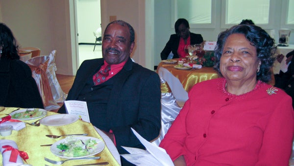 Edna White, president, Miss. State Federation of Colored Women’s Clubs, and a distinguished Eureka Club member, with husband Howard.