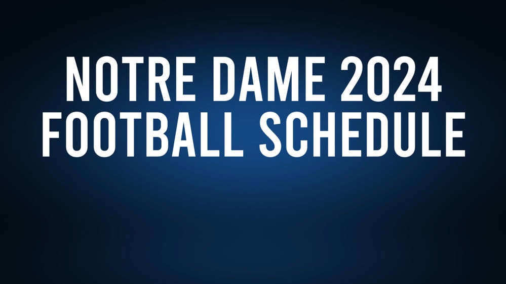 Notre Dame 2024 Football Schedule, Record, Results