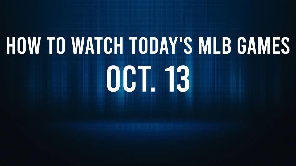 How to Watch the MLB Baseball Playoffs on Monday, Oct. 13 TV Channel