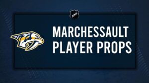 Jonathan Marchessault Player Prop Bets for the Predators vs. Bruins Game - October 22