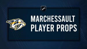 Jonathan Marchessault Player Prop Bets for the Predators vs. Kraken Game - October 15