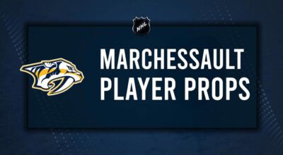 Jonathan Marchessault Player Prop Bets for the Predators vs. Red Wings Game - October 19