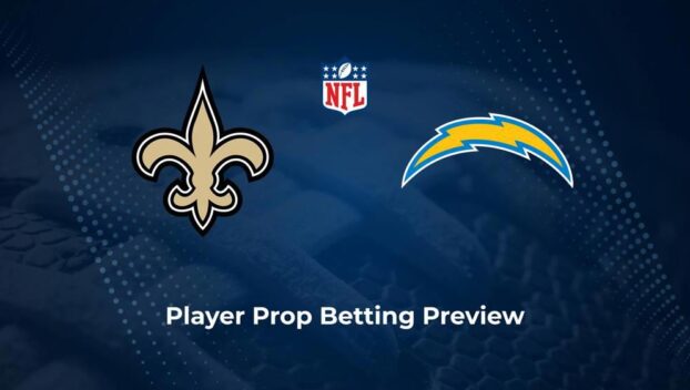 Saints vs. Chargers Player Props & Odds – Week 8