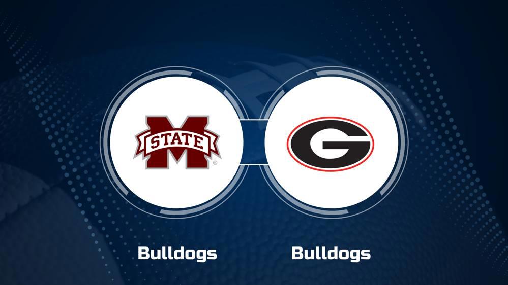 Where to Watch Mississippi State vs. Georgia on TV or Streaming Live - Oct. 12