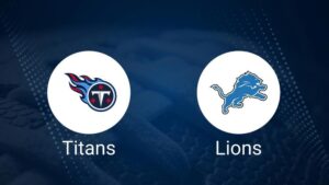 Where to Watch Titans vs. Lions on TV or Streaming Live - Oct. 27