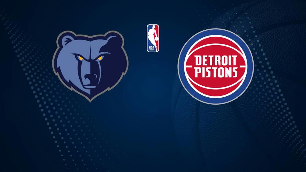 How to Watch the Grizzlies vs. Pistons Game: Streaming & TV Channel Info for November 27