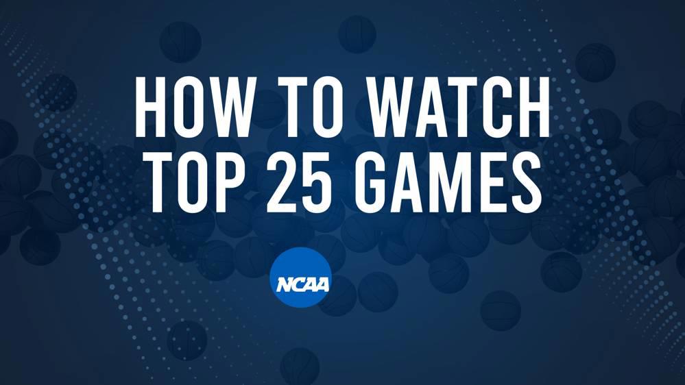 How to Watch Top 25 Women's College Basketball Games - Saturday, November 9