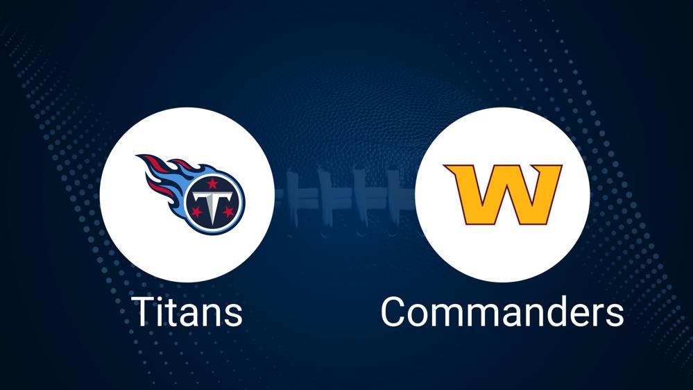 Titans vs. Commanders Predictions & Picks: Odds, Moneyline, Spread - Week 13