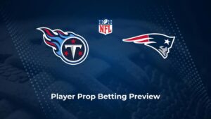 Titans vs. Patriots Player Props & Odds – Week 9