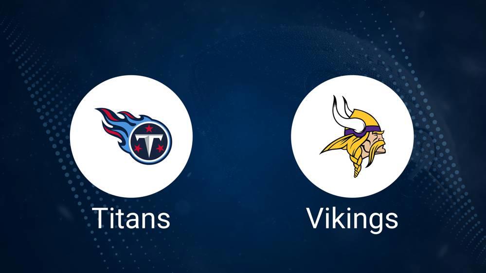 Titans vs. Vikings: Odds, Moneyline, and Spread - Week 11