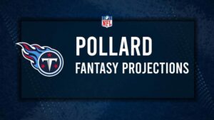 Tony Pollard Fantasy Projections: Week 10 vs. the Chargers