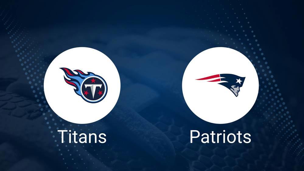 Where to Watch Titans vs. Patriots on TV or Streaming Live - Nov. 3