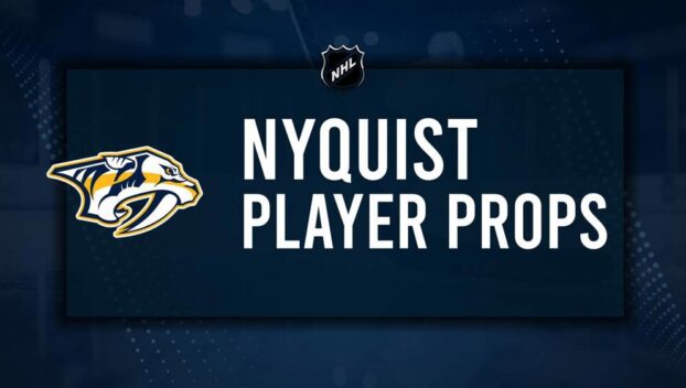 Gustav Nyquist Player Prop Bets for the Predators vs. Wild Game - December 31