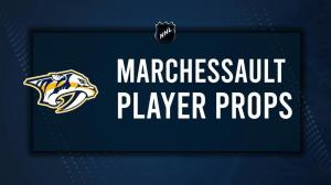 Jonathan Marchessault Player Prop Bets for the Predators vs. Senators Game - December 7