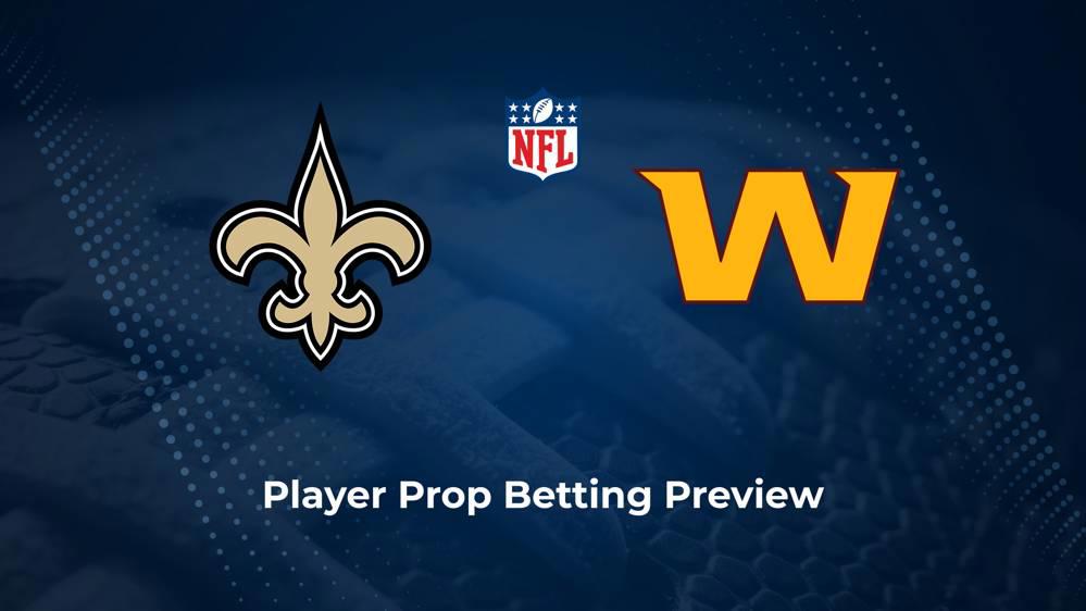 Saints vs. Commanders Player Props & Odds – Week 15