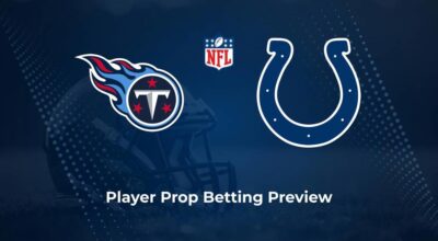 Titans vs. Colts Player Props & Odds – Week 16