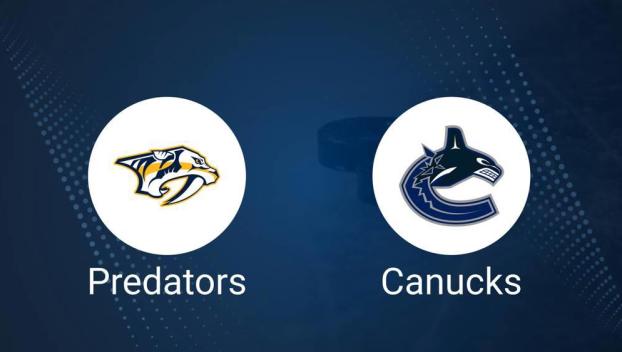 How to Pick the Predators vs. Canucks Game with Odds, Spread, Betting Line and Stats – January 29