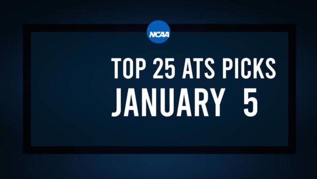 Top 25 College Hoops Picks Against the Spread - Sunday, January 5