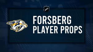 Filip Forsberg Player Prop Bets for the Predators vs. Senators Game - February 3