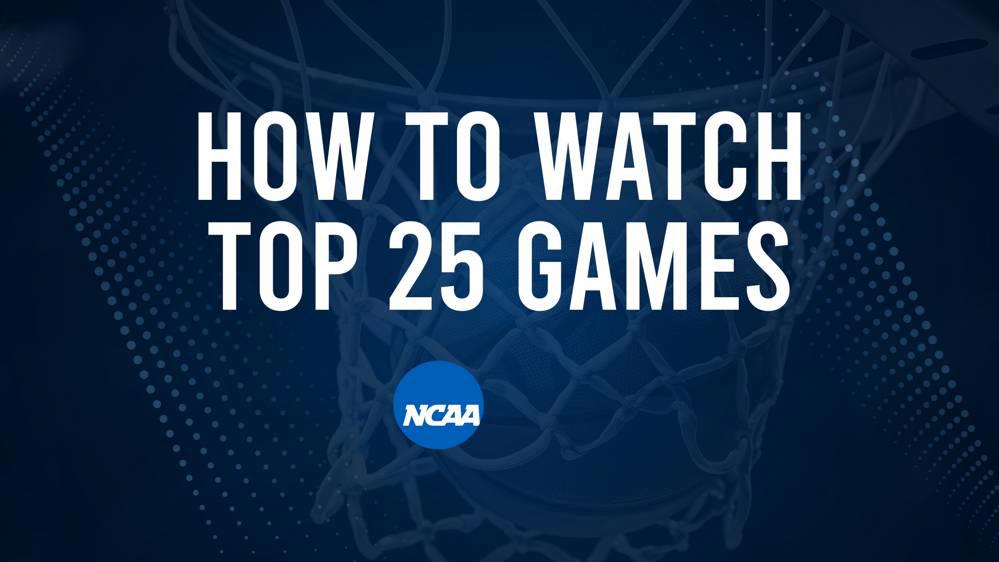 How to Watch Top 25 Women's College Basketball Games - Thursday, February 6