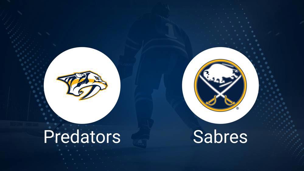 Where to Watch Nashville Predators vs. Buffalo Sabres on TV or Streaming Live - February 8